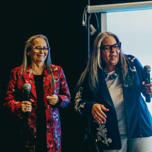 Portrait of Yvonne and Lorrain Mitchell, DOWD Award honoree